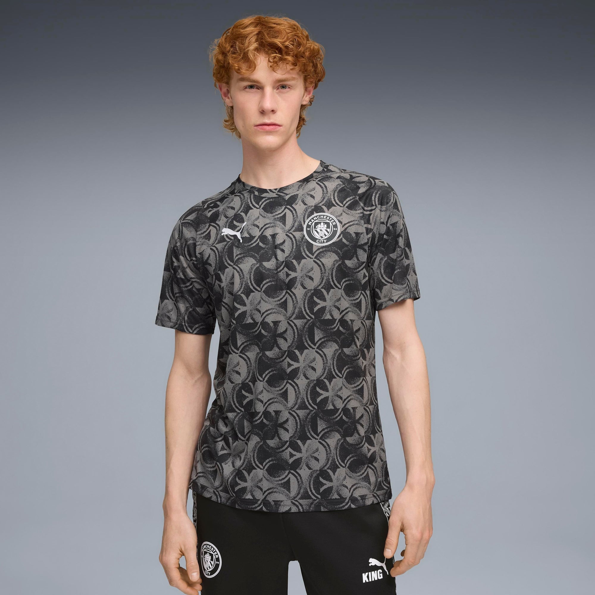 Puma Manchester City Pre-match Jersey Black-Flat Dark Gray
