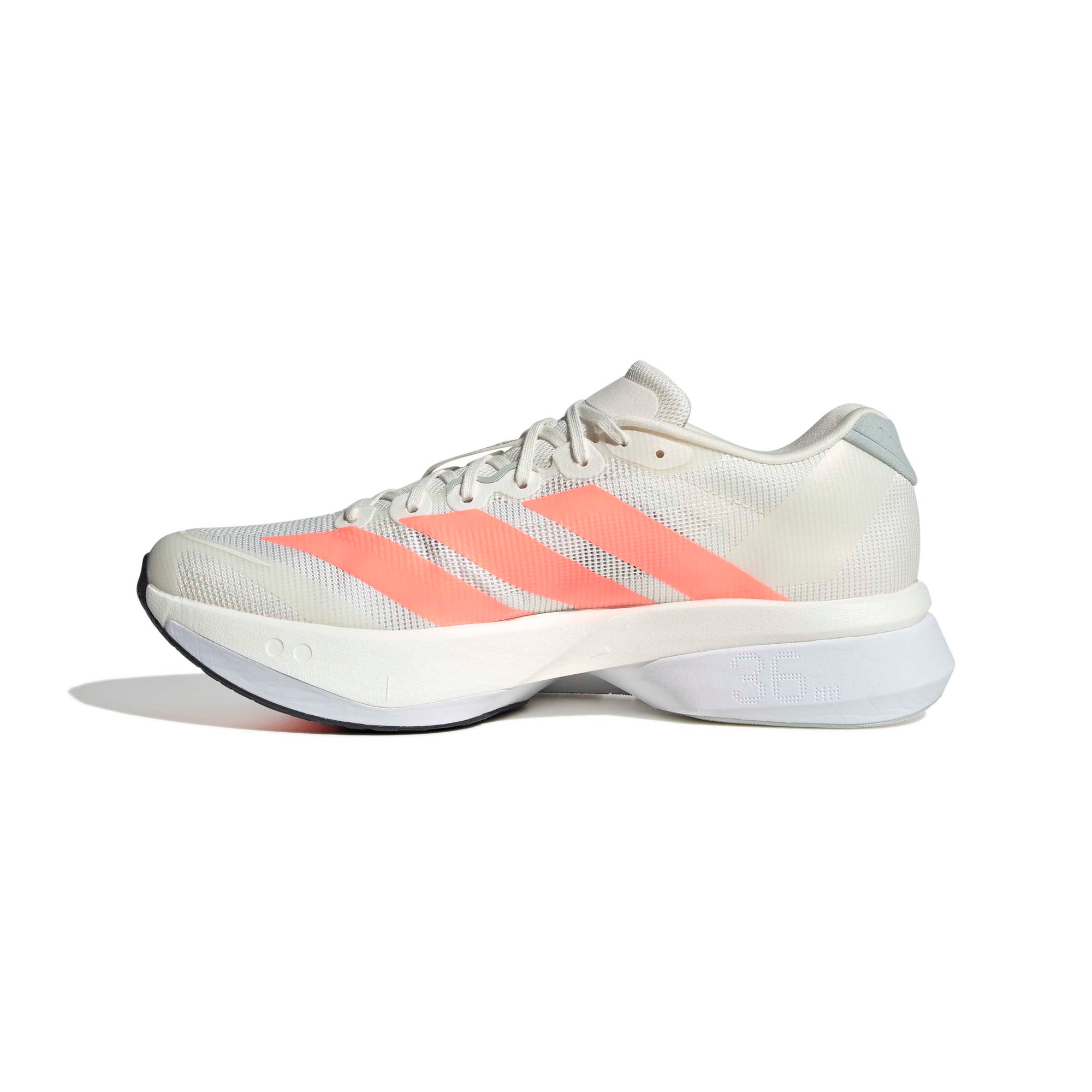 Adidas Adizero Boston 13 Off White / Lucid Orange