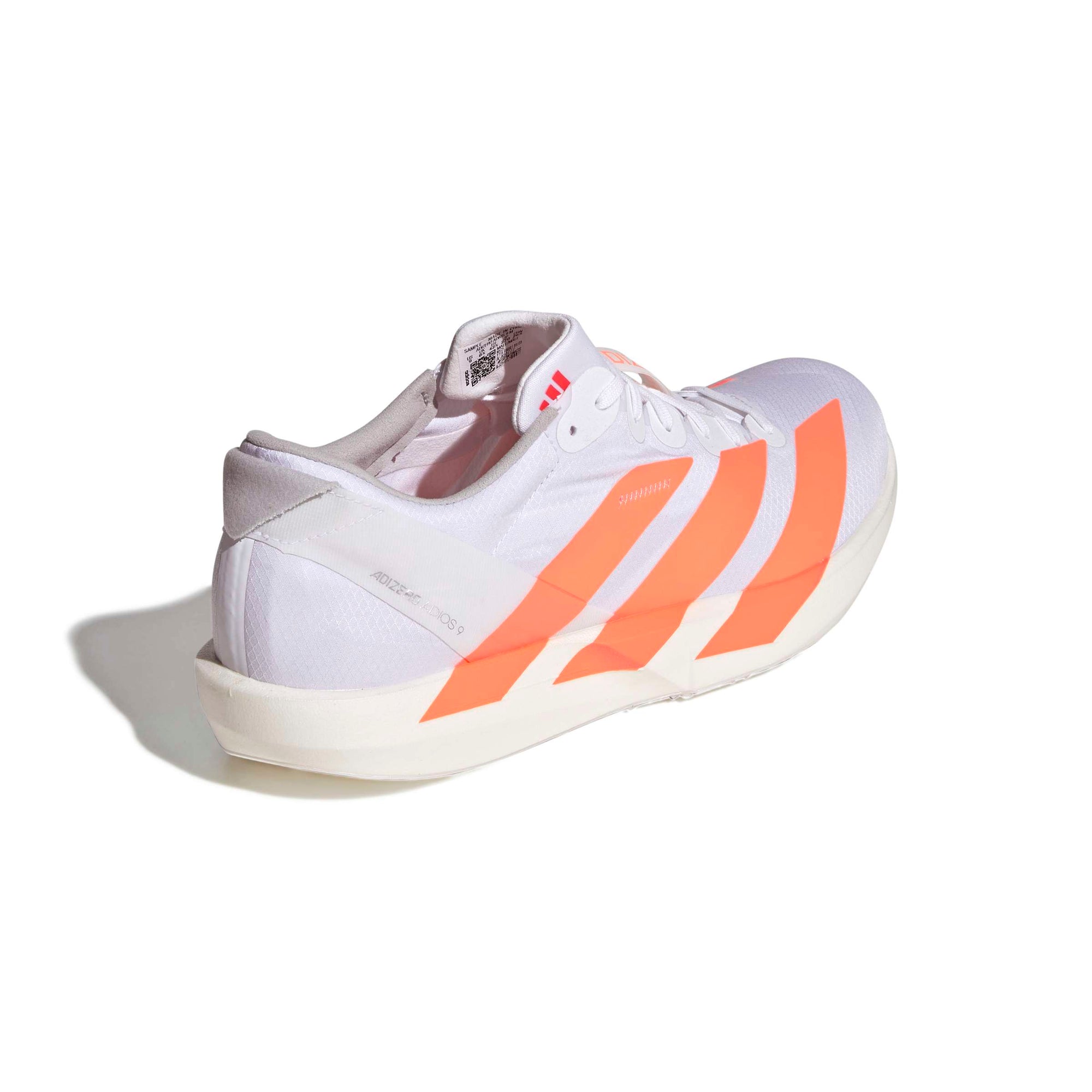 Adidas Adizero Adios 9 Cloud White/ Lucid Orange