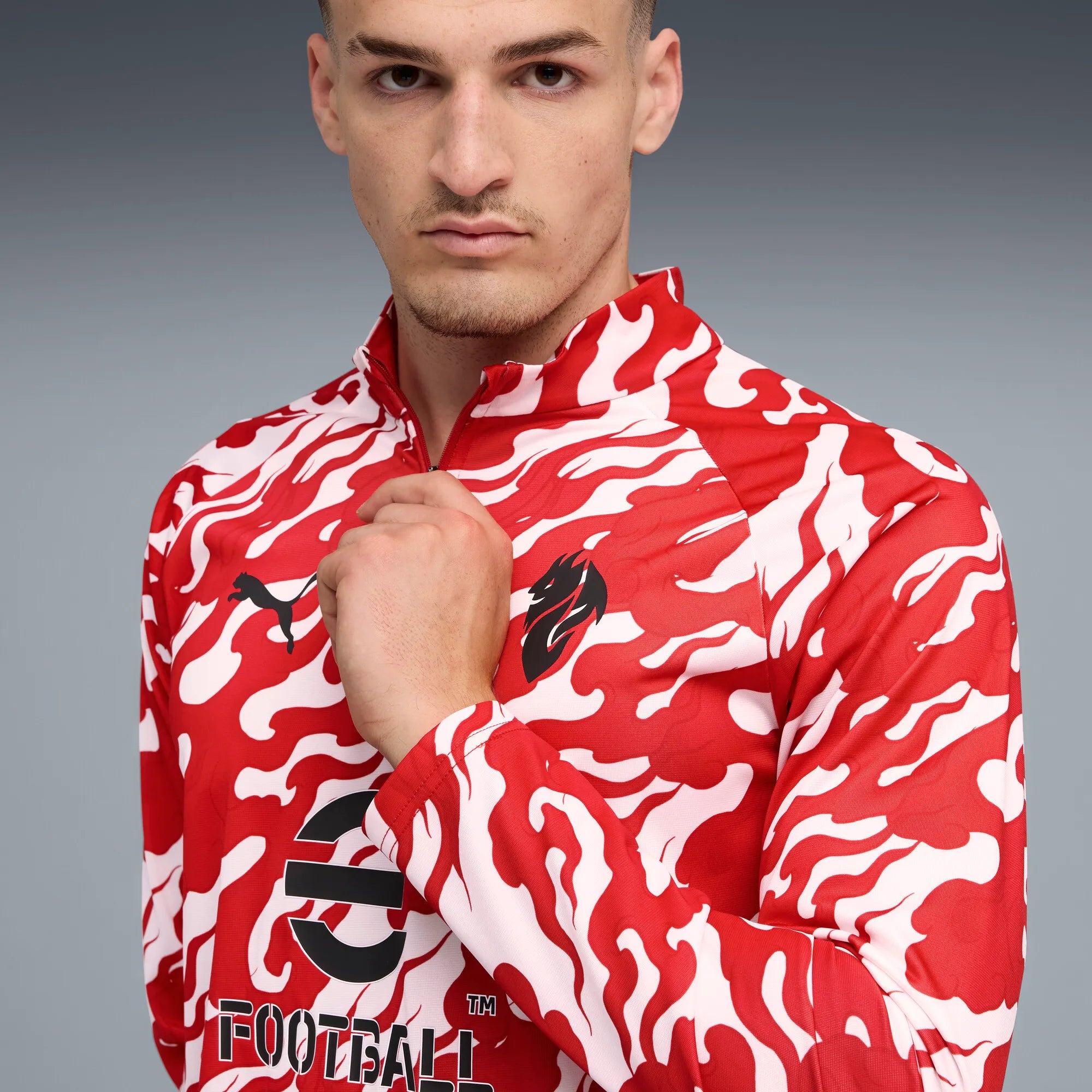 Puma AC Milan Pre-match Quarter-Zip Top